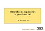 SGS Belgium S.A. Environmental Services