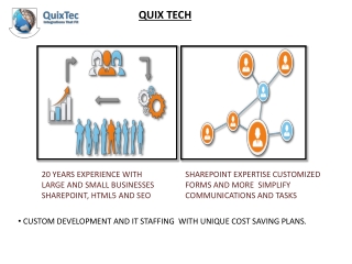 Sharepoint consultants near me - Quixtec.com