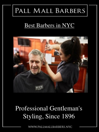 Best barber in NYC