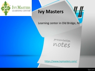 Ivy Masters: Learning center in Old Bridge, NJ