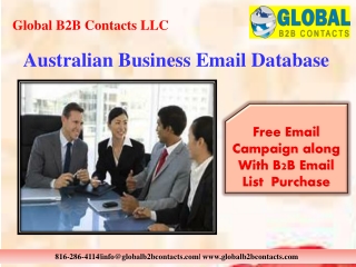 Australian Business Email Database