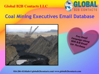 Coal Mining Executives Email database