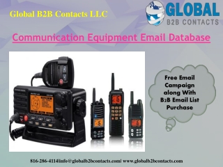 Communication Equipment Email Database