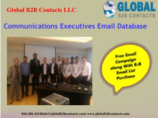 Communications Executives Email Database