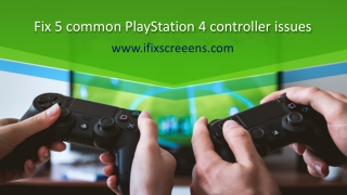 Fix 5 common PlayStation 4 controller issues