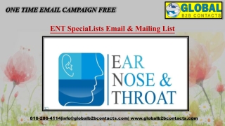 ENT SpeciaLists Email & Mailing List