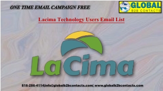 Lacima Technology Users Email List