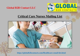 Critical Care Nurses Mailing List