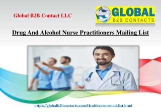 Drug And Alcohol Nurse Practitioners Mailing List