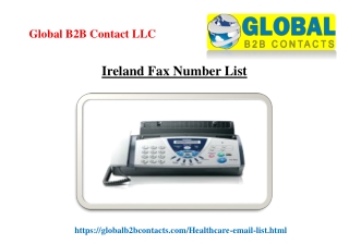 Ireland Fax Number List