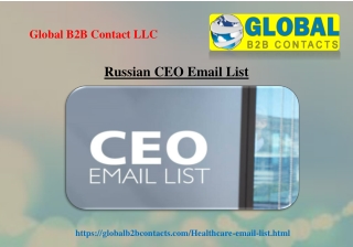 Russian CEO Email List