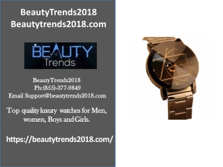 BeautyTrends2018 The Watch Shop