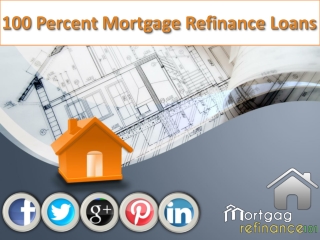 How to get 100 percent refinance mortgage with bad credit
