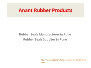 Rubber Seals Manufacturer and Supplier In Pune – Anant Rubber Products