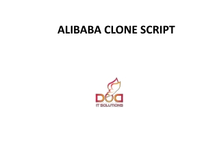 Alibaba Clone Script | WEBSITE SCRIPTS