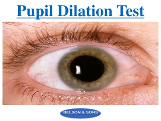Pupil Dilation Test