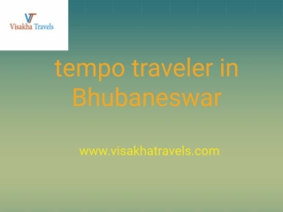 Tempo Traveler In Bhubaneswar | Bhubaneswar Tempo Traveler