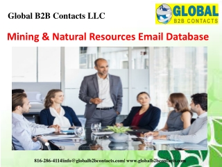 Mining & Natural Resources Email Database