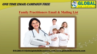 Family Practitioners Email & Mailing List