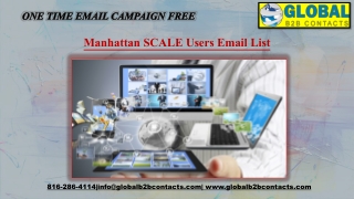 Manhattan SCALE Users Email List