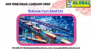 Mckesson Users Email List