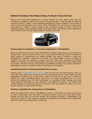 Philadelphia Limo Service