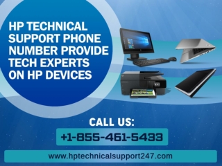 HP Technical Support Phone Number: 1-855-461-5433