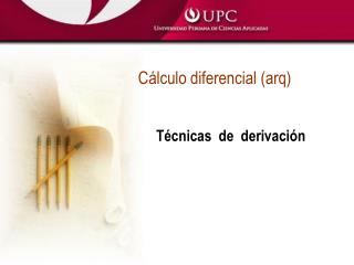 Cálculo diferencial (arq)