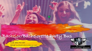 Bachelor and Bachelorette Party Bus Rentals - Limo Bus for Bachelor Party