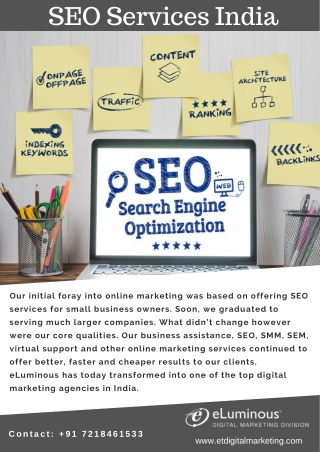 SEO services India