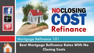 Guide For Adjustable Interest Rates On Mortgage Refinance With No Closing Costs