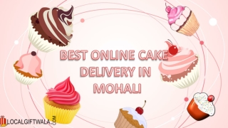 Best Online Cake Delivery in Mohali