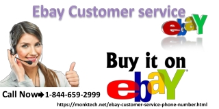 Call us to resolve the technical issue through eBay Customer Service 1-844-659-2999