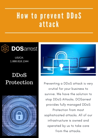 How to prevent DDoS attack