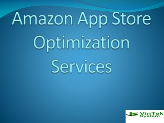Amazon App Store Optimization