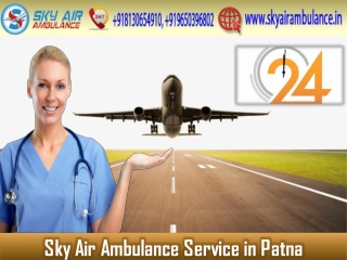 Select Any-time the Lowest Charge Air Ambulance in Patna