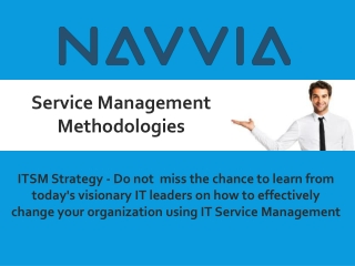 Service Management Methodologies