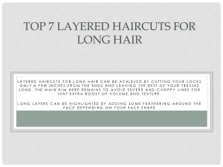 Top 7 Layered Haircuts For Long Hair