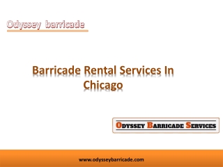 Odyssey Barricade Services