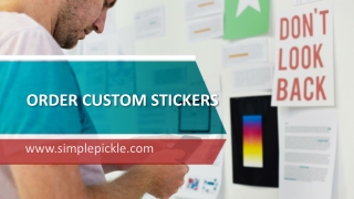 ORDER CUSTOM STICKERS AND GET A FREE SHIPPING