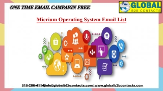 Micrium Operating System Email List