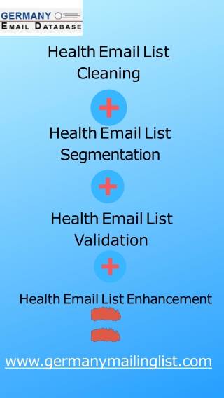 Health Care Email Lists