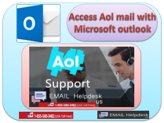 Access Aol mail with Microsoft outlook.