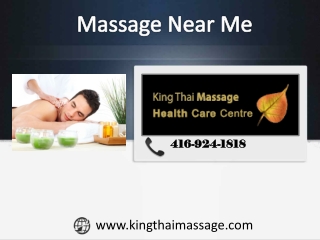 Massage Near Me – Locate best Massage Services in Toronto