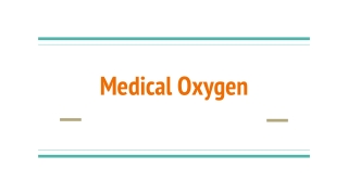 Medical Oxygen