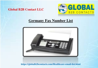 Germany Fax Number List