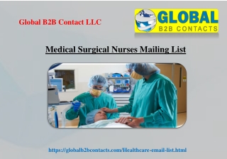 Medical Surgical Nurses Mailing List