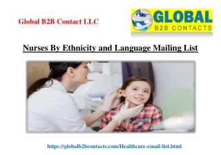 Nurses By Ethnicity and Language Mailing List