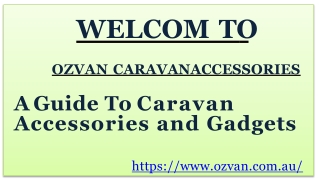 Find the Caravan Parts & Accessories