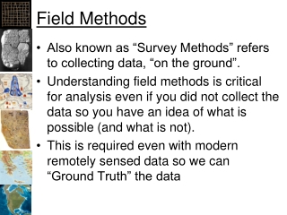 Field Methods